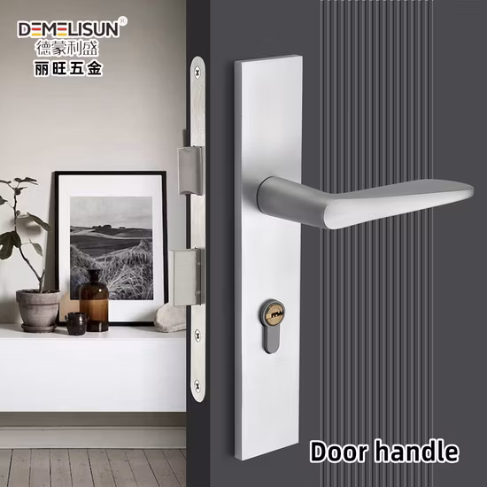 Basic Customization Bedroom Door Lever Handle for Wooden Door Stainless Steel 304 Modern Interior Door Handles Satin Black Gold Door Handle